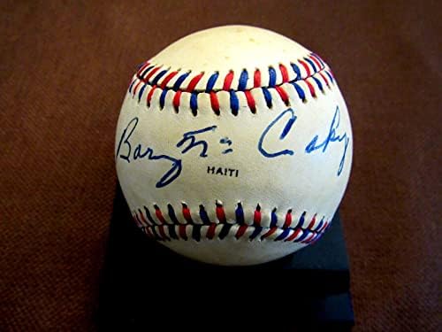 Barney McCosky Detroit Tigers a semnat auto Vintage 1984 Baseball Olimpic JSA - baseball -uri autografate