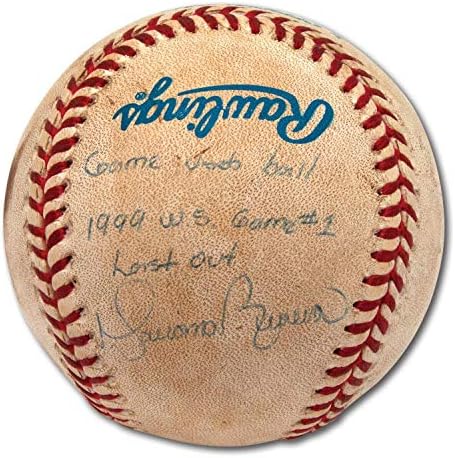Baseball -ul final al Seriei Mondiale din 1999 semnat de ADN -ul Mariano Rivera PSA - baseball -uri autografate