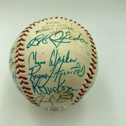 Wade Boggs Pre Rookie 1980 Pawtucket Boston Red Sox Echipa semnată de baseball PSA ADN - baseball -uri autografate