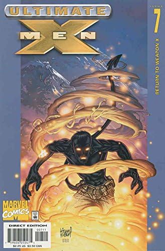 Ultimate X-Men 7 VF; carte de benzi desenate Marvel / Mark Millar Nightcrawler