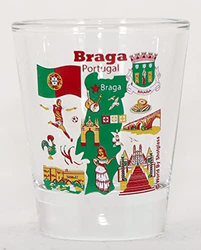 Braga Portugalia Great Portuguese Cities Collection Shot Glass