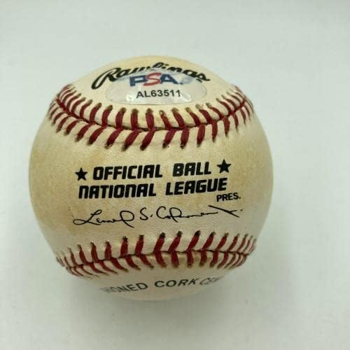 Willie Mays a semnat Liga Națională Oficială Feeney Baseball PSA ADN COA - baseball -uri autografate