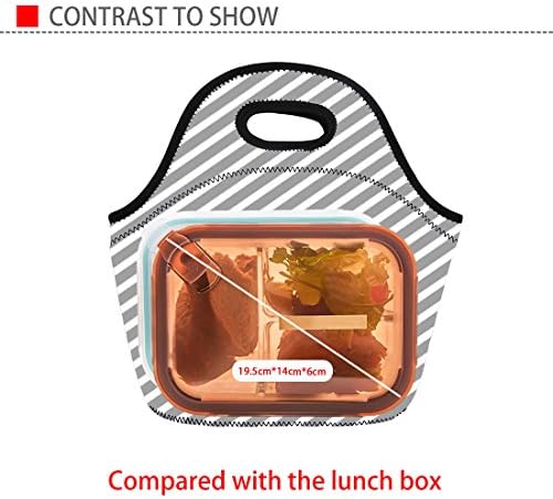 Coloranimal izolat prânz Tote sac drăguț Rainbow Animal Dog reutilizabile neopren Lunchbag Cooler cald portabil Geantă de mână