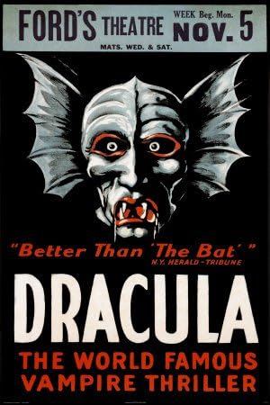 Dracula Ford's Theatre Vintage anunț ART PRIMUL
