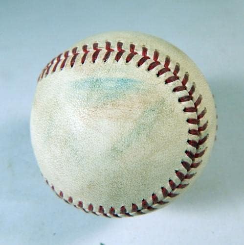 2022 Texas Rangers Col Rockies Game a folosit baseball Perez Ryan McMahon Flyout - Jocul folosit de baseballs