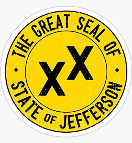 Stat de Jefferson-autocolant Grafic-Auto, perete, Laptop, celulă, Camion autocolant pentru ferestre, Masini, Camioane