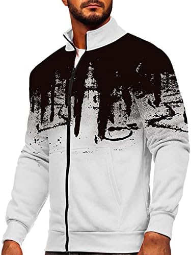 Tricou grafic pentru bărbați hipster hip hop-colo-vopsea tricou tricou cu mânecă scurtă cu mânecă lungă bloc graffiti blaturi casual jachetă haina