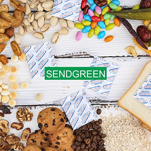 Sendgreen 2000cc absorbanți de oxigen pentru depozitarea alimentelor 20 Pack absorbanți O2 de calitate alimentară pentru depozitarea