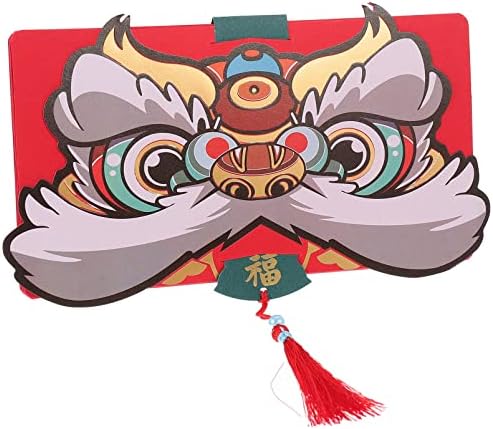 VALICLUD Anul Nou Chinezesc plic roșu norocos bani cadou Plicuri trezirea Leu pliere pachet roșu pentru Anul Nou