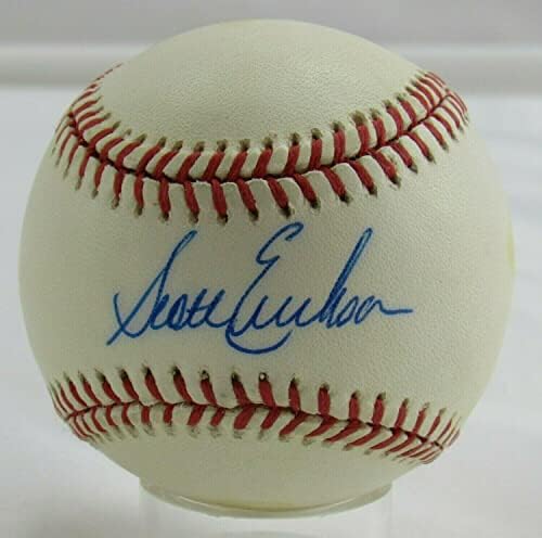 Scott Erickson a semnat autograful automat Rawlings Baseball B111 - baseball -uri autografate