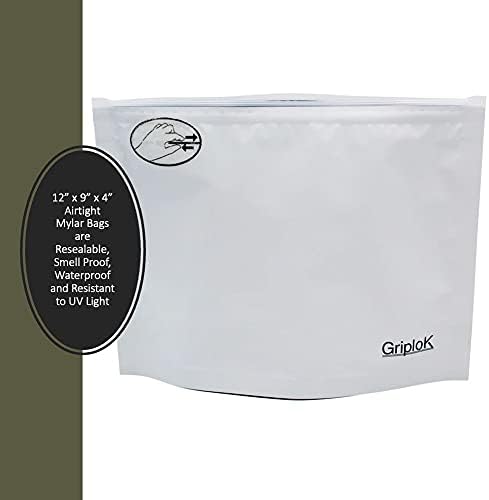 GriploK 800 pachet saci rezistenți la miros pentru copii pungi etanșe pentru depozitarea alimentelor, 8x6x3 consumabile de