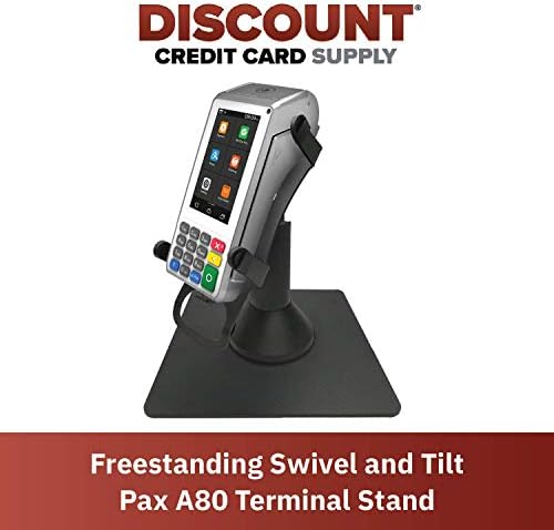 Reducere card de credit aprovizionare cu carduri de credit DCCStands Stand de pivotare independentă și înclinare PAX A80