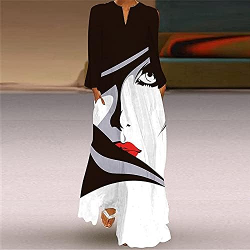 Rochii de toamnă nokmopo pentru femei casual casual cu gât lung rochie cu mânecă lungă rochie de buzunar mini rochii tricotate
