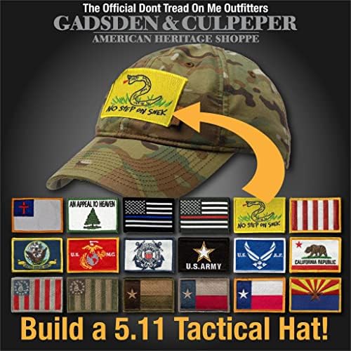 Gadsden și Culpeper 5.11 Flag Flag Cap Cap Bundle Multicam