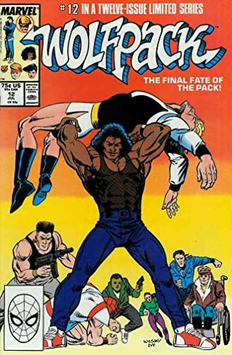 Wolfpack 12 VF; carte de benzi desenate Marvel / ultimul număr
