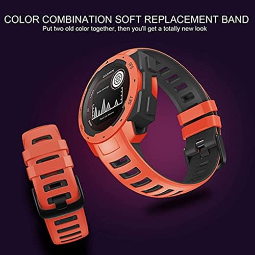 Sdutio Silicon Watch Band curea pentru Garmin Instinct Watch Watch Replacement Curea pentru încheietura mâinii pentru Instinct Tide/Esports/Solar/Tactical Wristband