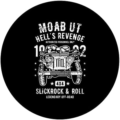 Hell's Revenge Moab Utah Off-Road Rock Crawler 4x4 Design Popsockets Swappable PopGrip
